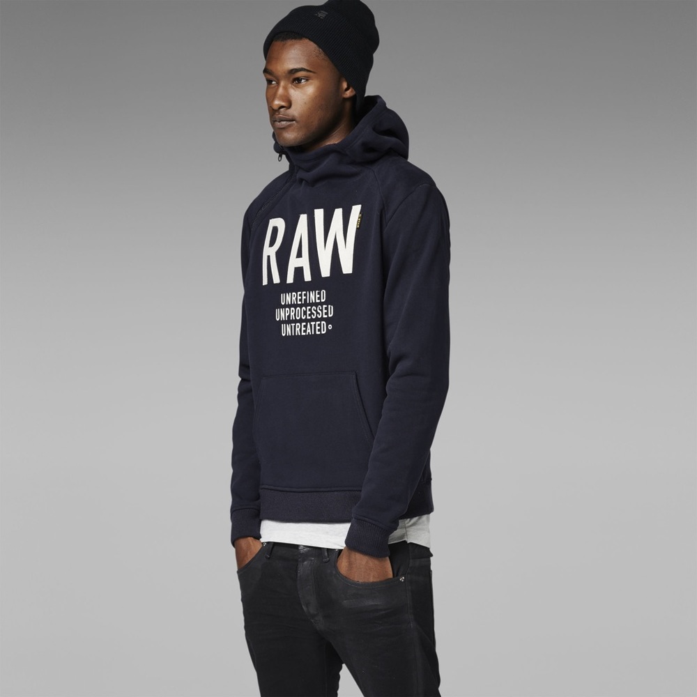 Men’s RAW Side Zip Art Pullover